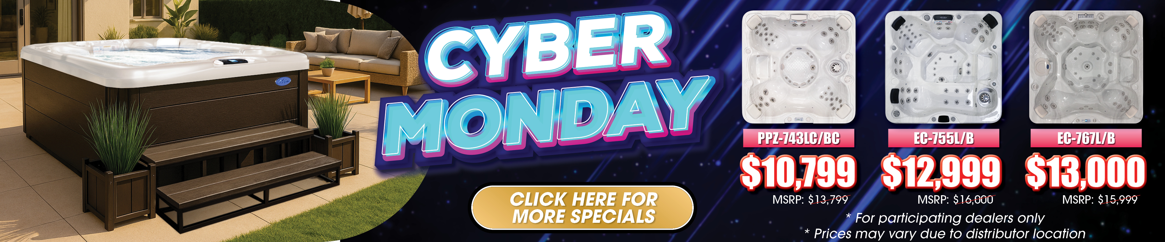 Calspas hot tub being used in a family setting - Camphill